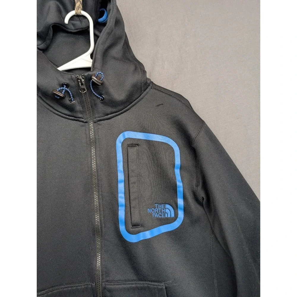 The North Face‎ Black Zip-Up Hooded Sweatshirt Men's Large